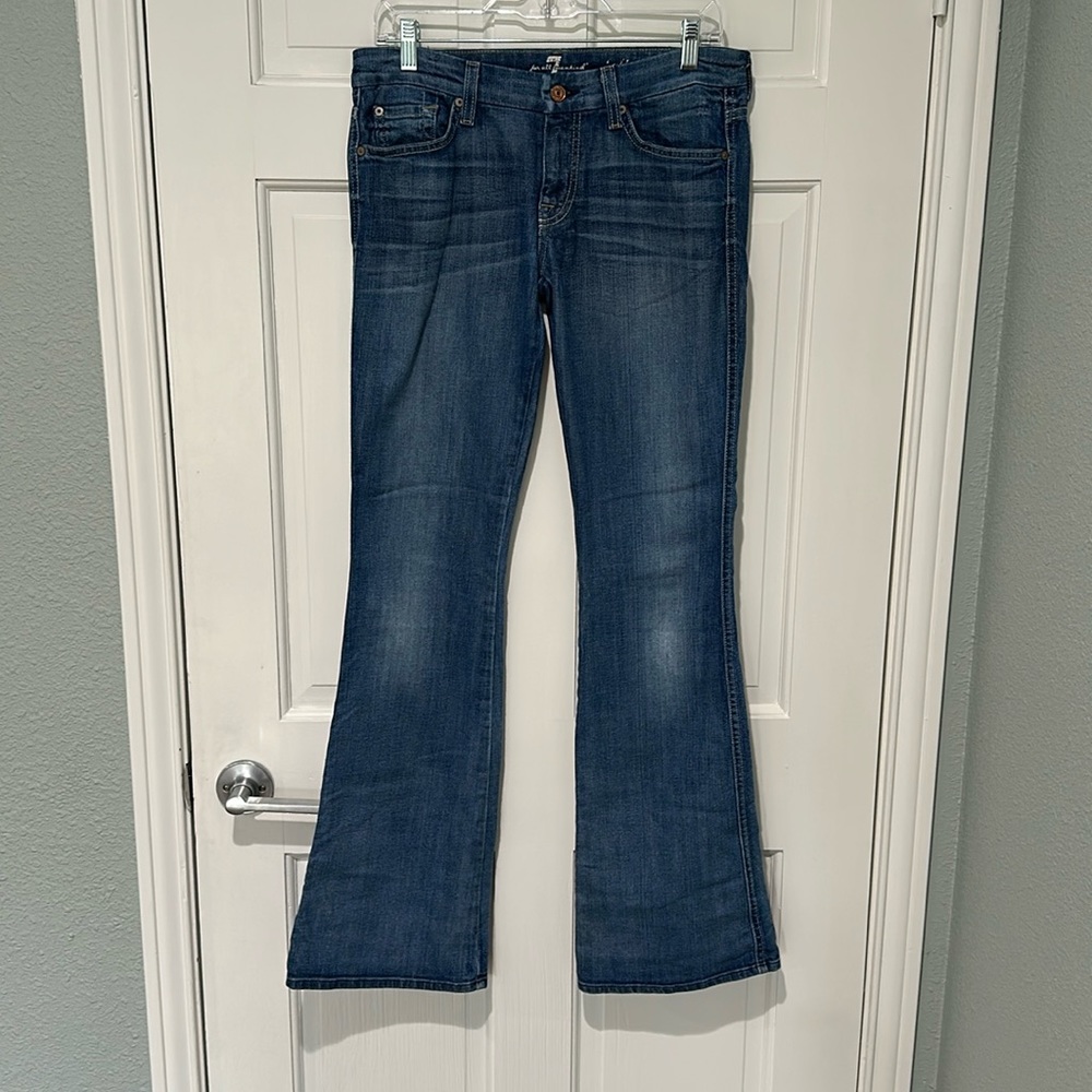 Seven For All Mankind “A” pocket boot cut jeans 9